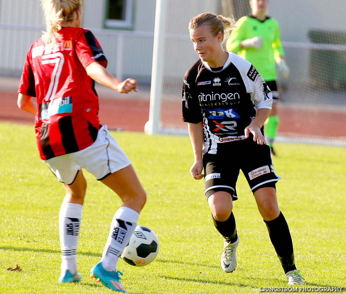 Lidköpings FK-Skövde KIK 7-0,dam,Framnäs IP,Lidköping,Sverige,Fotboll,,2014,129656