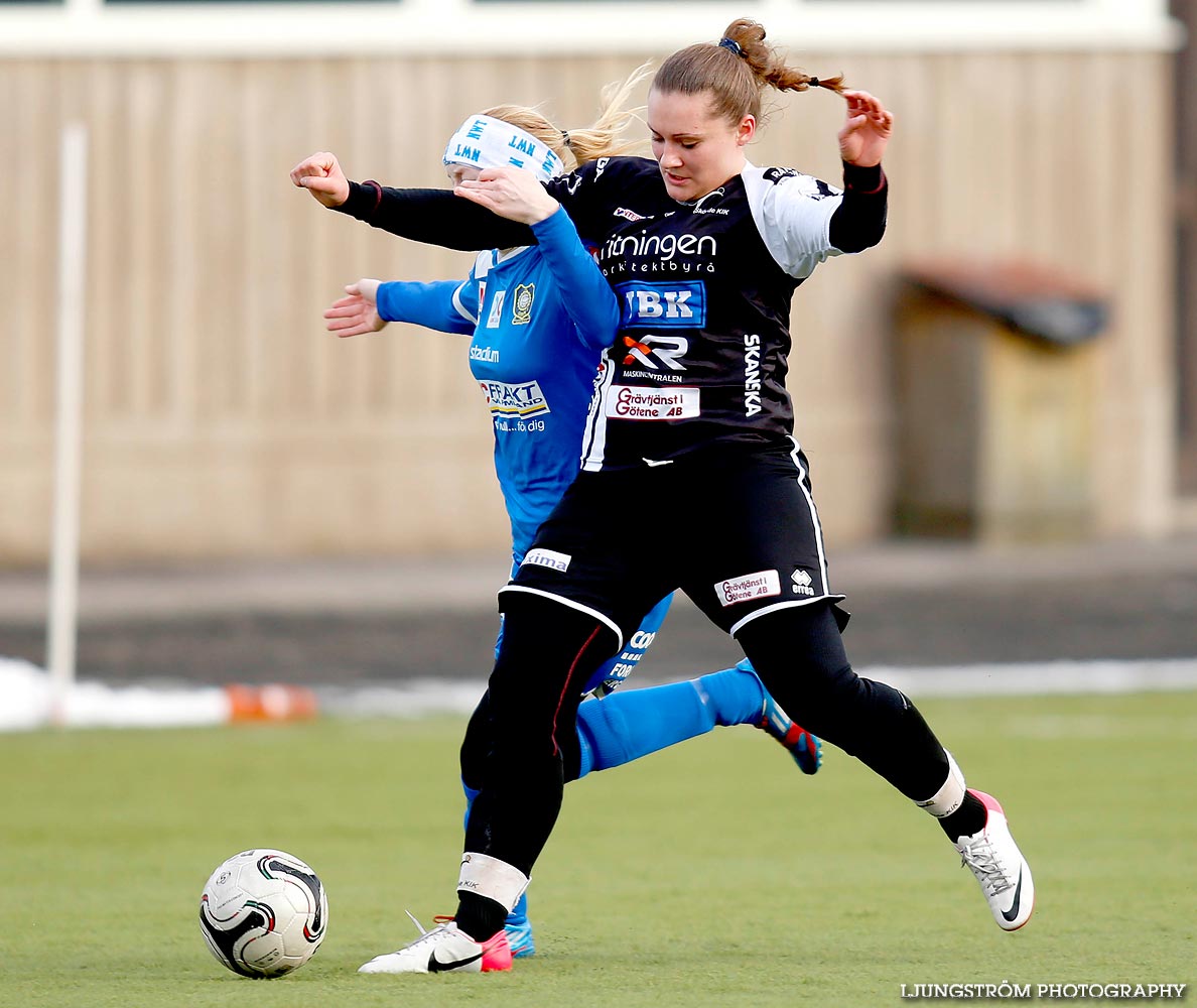 Träningsmatch Skövde KIK-QBIK 0-2,dam,Södermalms IP,Skövde,Sverige,Fotboll,,2015,103049