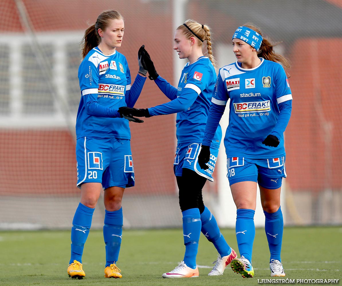 Träningsmatch Skövde KIK-QBIK 0-2,dam,Södermalms IP,Skövde,Sverige,Fotboll,,2015,103097