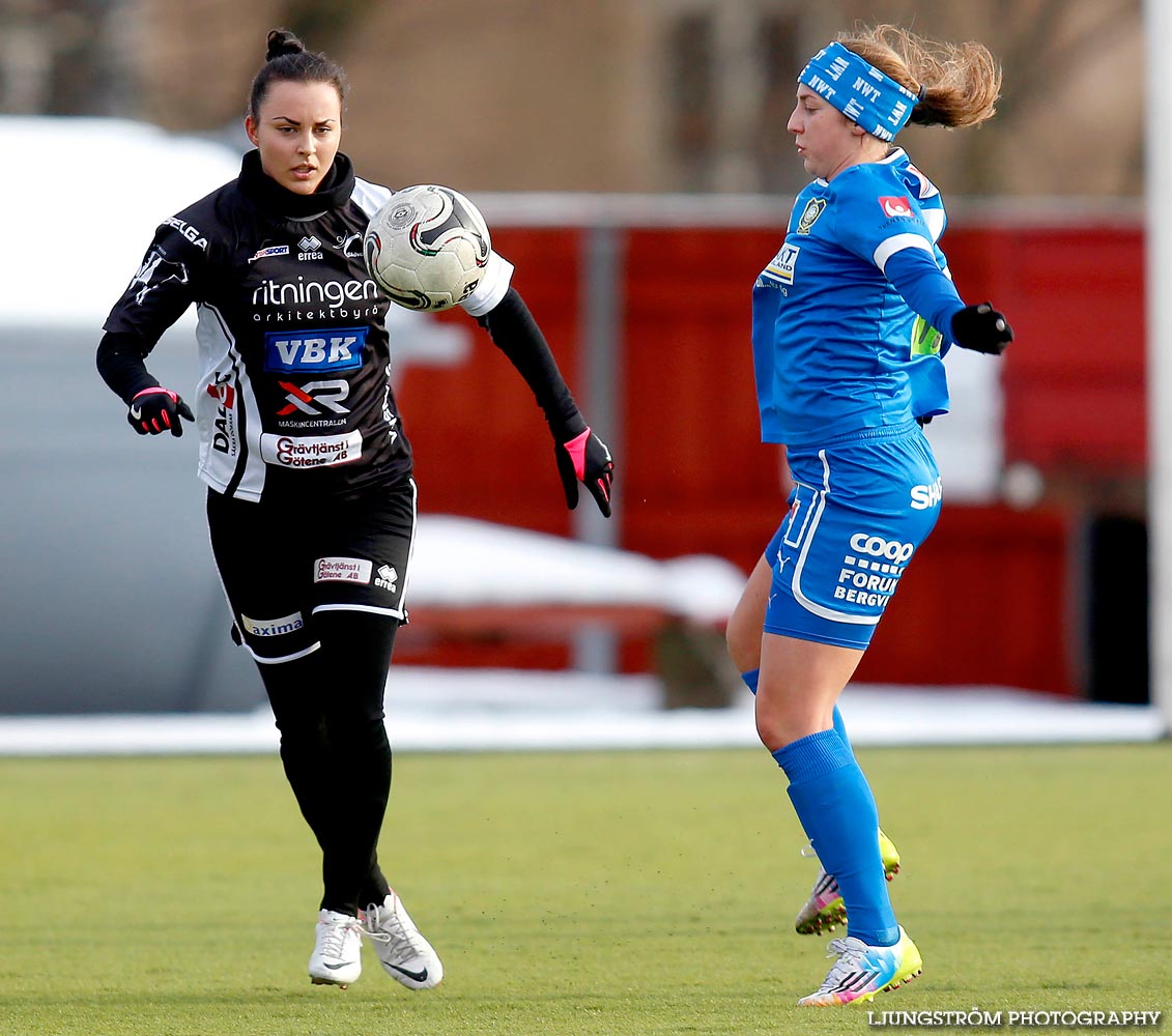 Träningsmatch Skövde KIK-QBIK 0-2,dam,Södermalms IP,Skövde,Sverige,Fotboll,,2015,103100