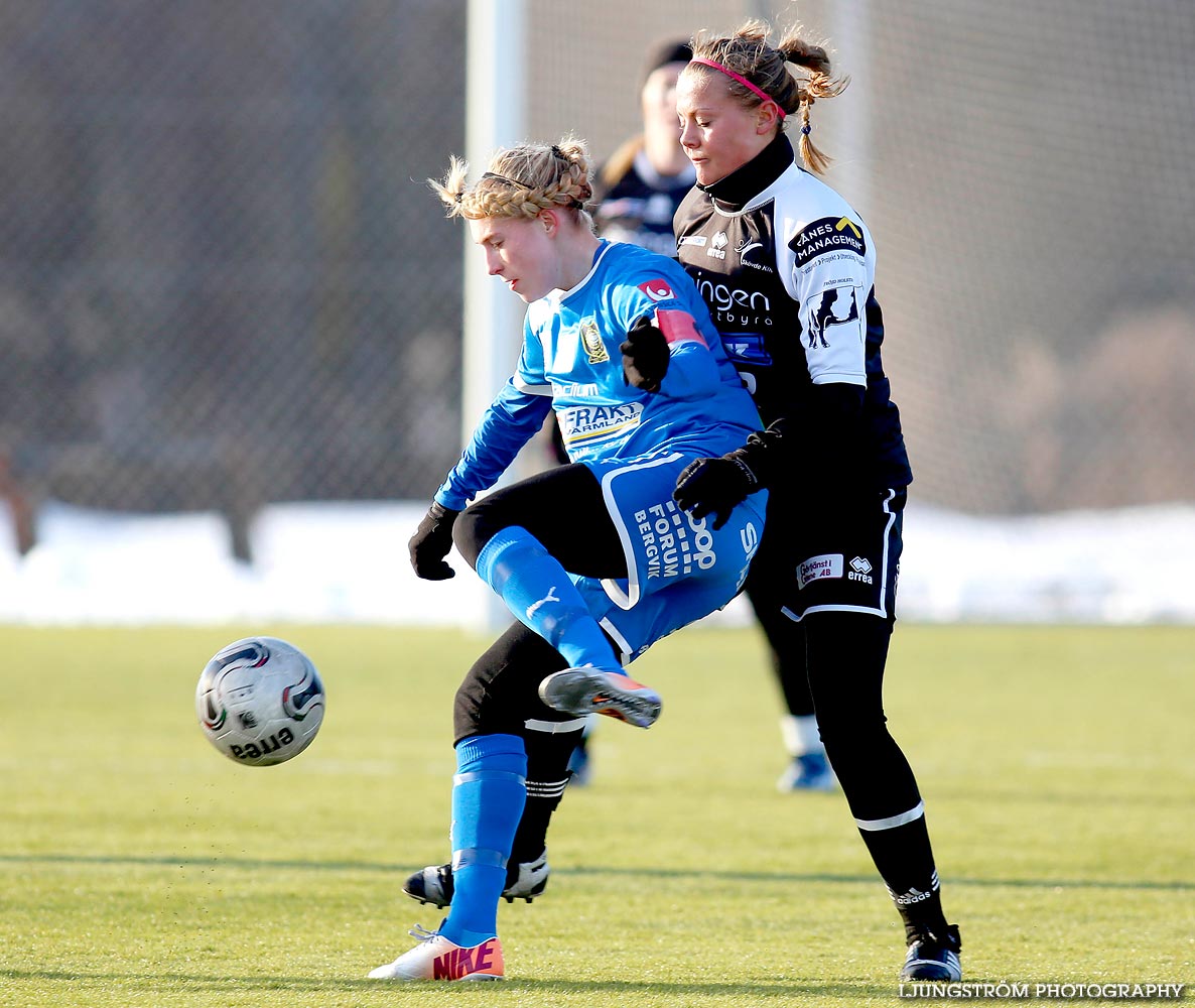 Träningsmatch Skövde KIK-QBIK 0-2,dam,Södermalms IP,Skövde,Sverige,Fotboll,,2015,103140