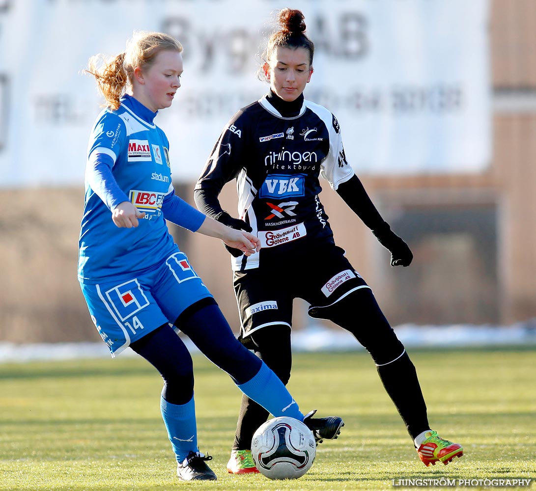 Träningsmatch Skövde KIK-QBIK 0-2,dam,Södermalms IP,Skövde,Sverige,Fotboll,,2015,103152