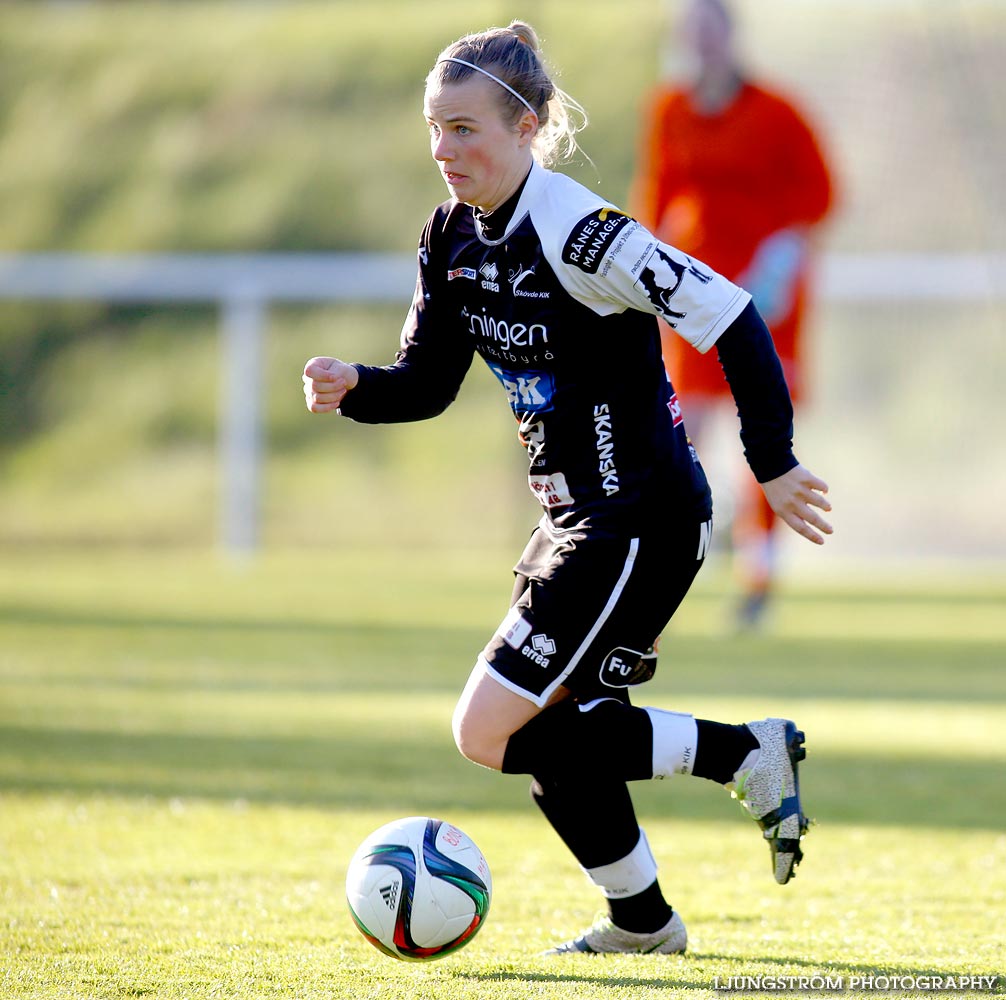 Mariestads BoIS FF-Skövde KIK 0-4,dam,Lekevi IP,Mariestad,Sverige,Fotboll,,2015,115754