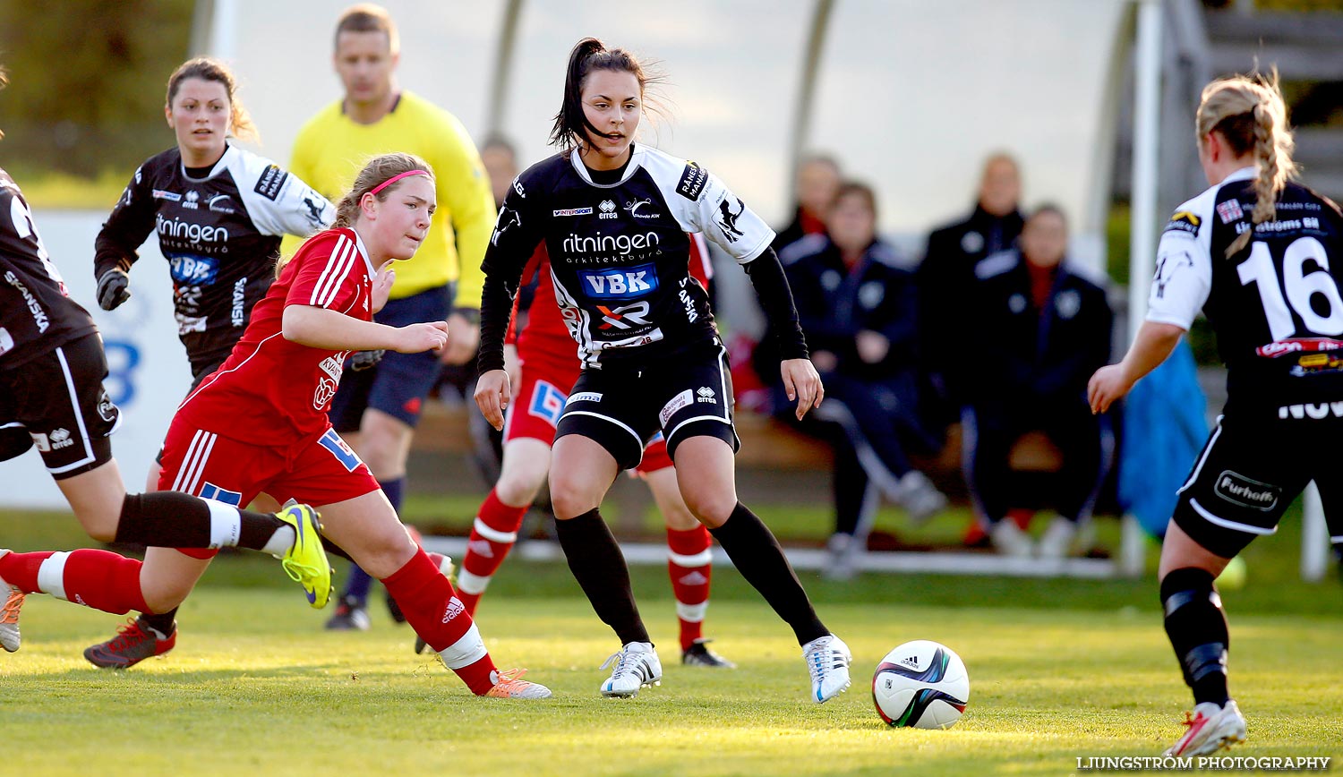 Mariestads BoIS FF-Skövde KIK 0-4,dam,Lekevi IP,Mariestad,Sverige,Fotboll,,2015,115784