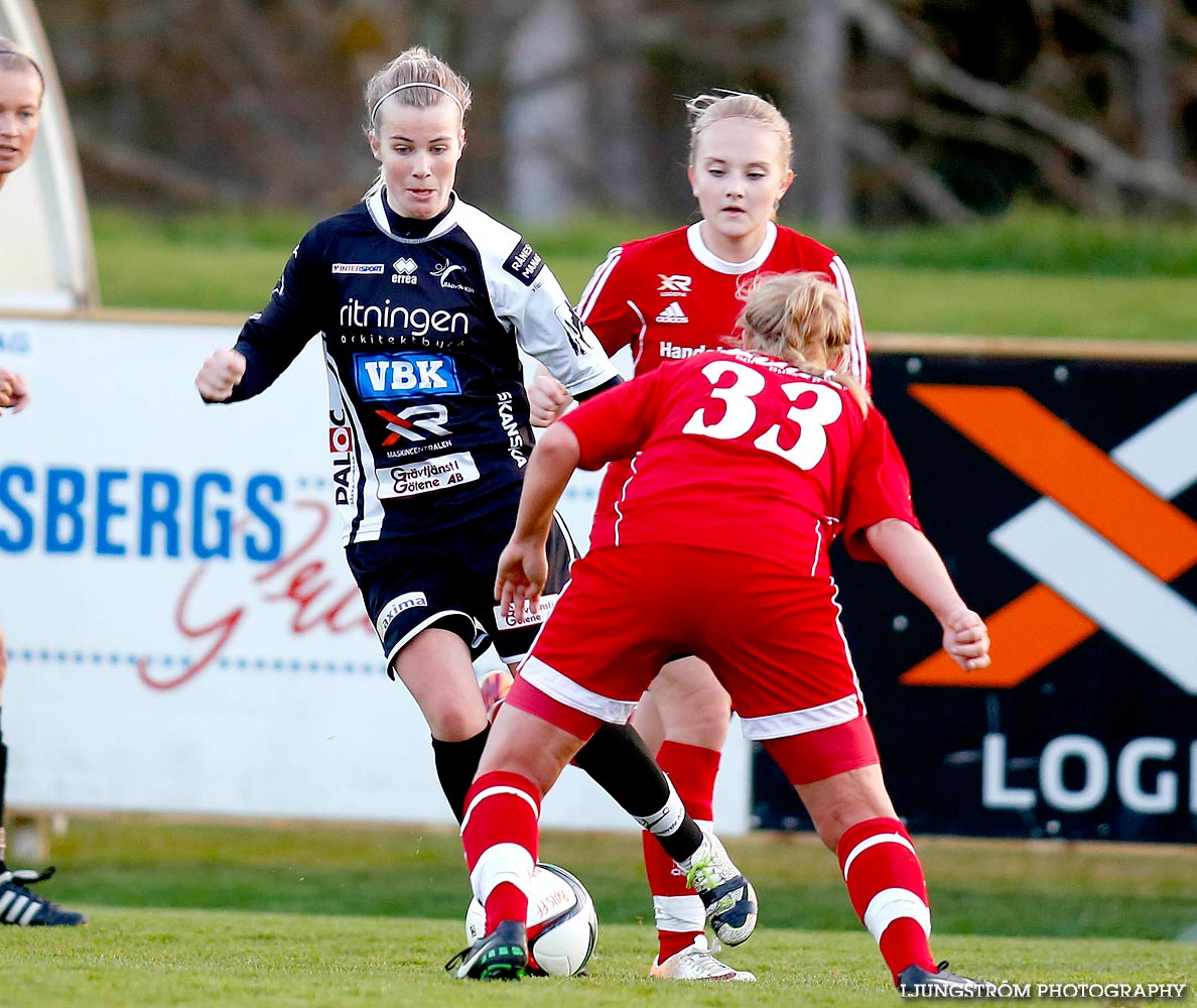 Mariestads BoIS FF-Skövde KIK 0-4,dam,Lekevi IP,Mariestad,Sverige,Fotboll,,2015,115963