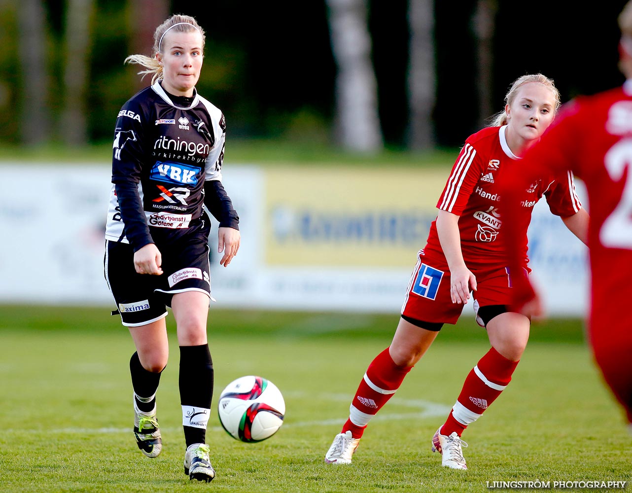 Mariestads BoIS FF-Skövde KIK 0-4,dam,Lekevi IP,Mariestad,Sverige,Fotboll,,2015,115969