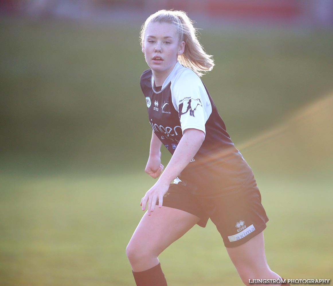 Skövde KIK U-Ulvåkers IF U 2-2,dam,Lillegårdens IP,Skövde,Sverige,Fotboll,,2015,117368