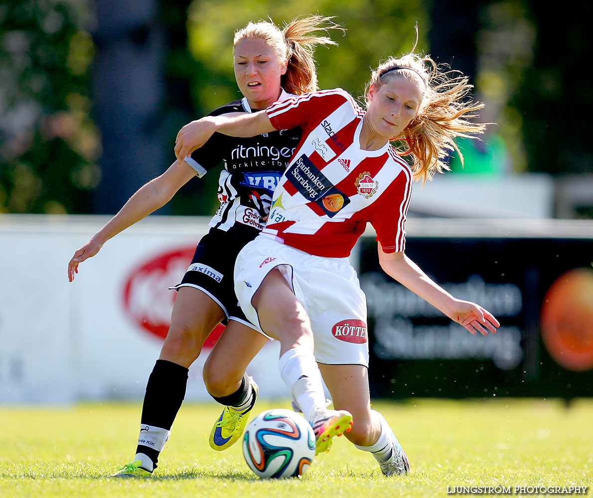 Sils IF-Skövde KIK 1-0,dam,Silbohof,Götene,Sverige,Fotboll,,2015,127050