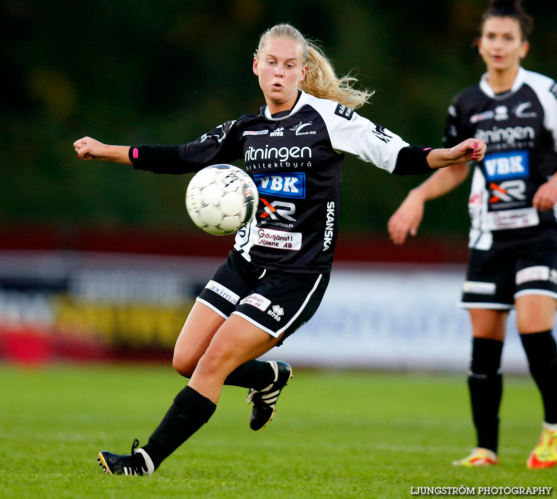 DM 1/2-final Skövde KIK-Lidköpings FK 3-4,dam,Södermalms IP,Skövde,Sverige,Fotboll,,2015,122494