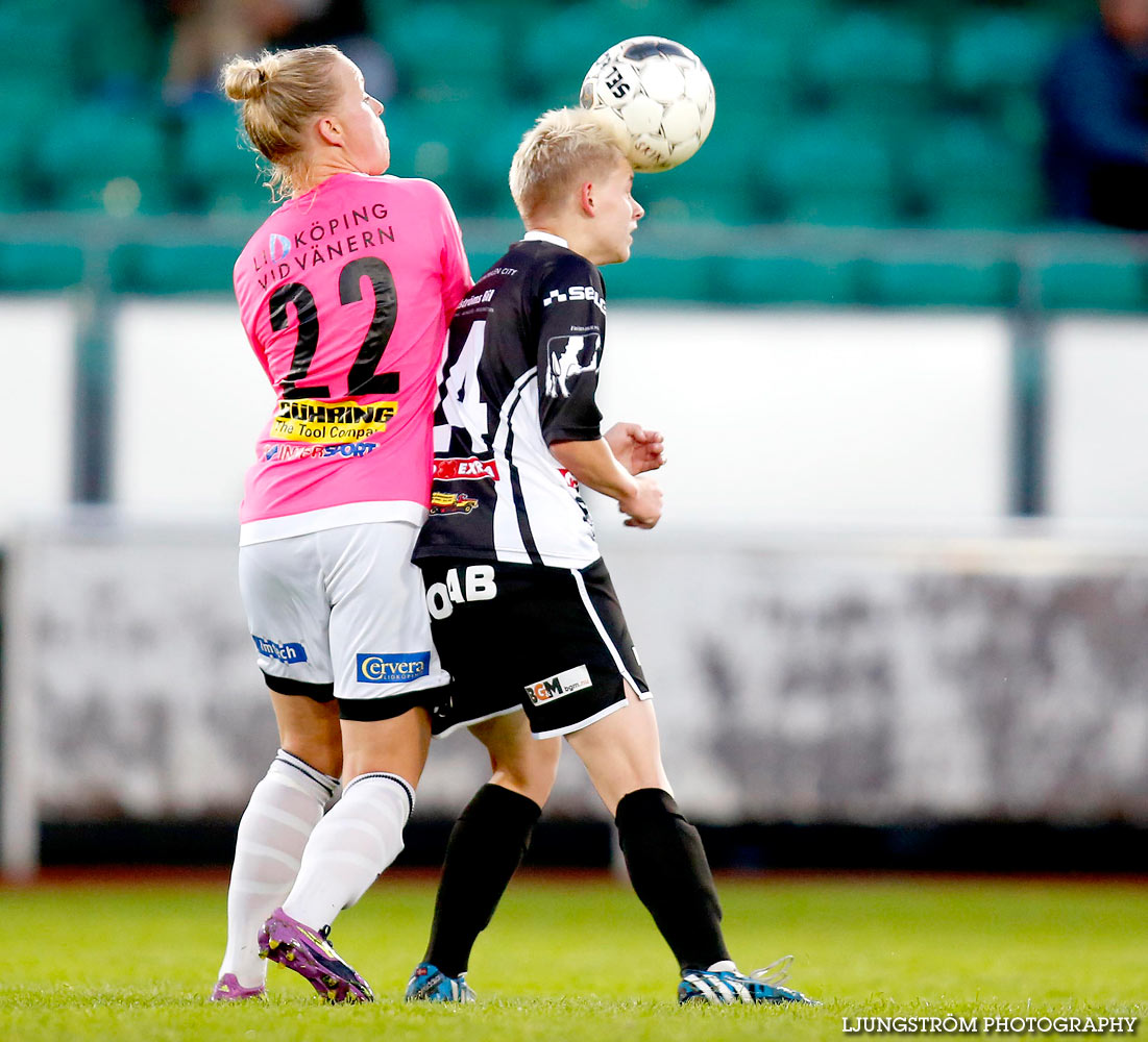 DM 1/2-final Skövde KIK-Lidköpings FK 3-4,dam,Södermalms IP,Skövde,Sverige,Fotboll,,2015,122518