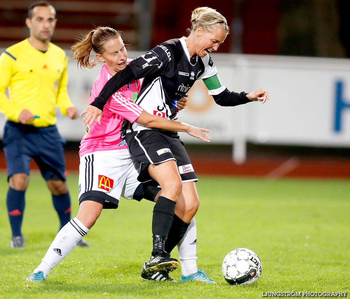 DM 1/2-final Skövde KIK-Lidköpings FK 3-4,dam,Södermalms IP,Skövde,Sverige,Fotboll,,2015,122582