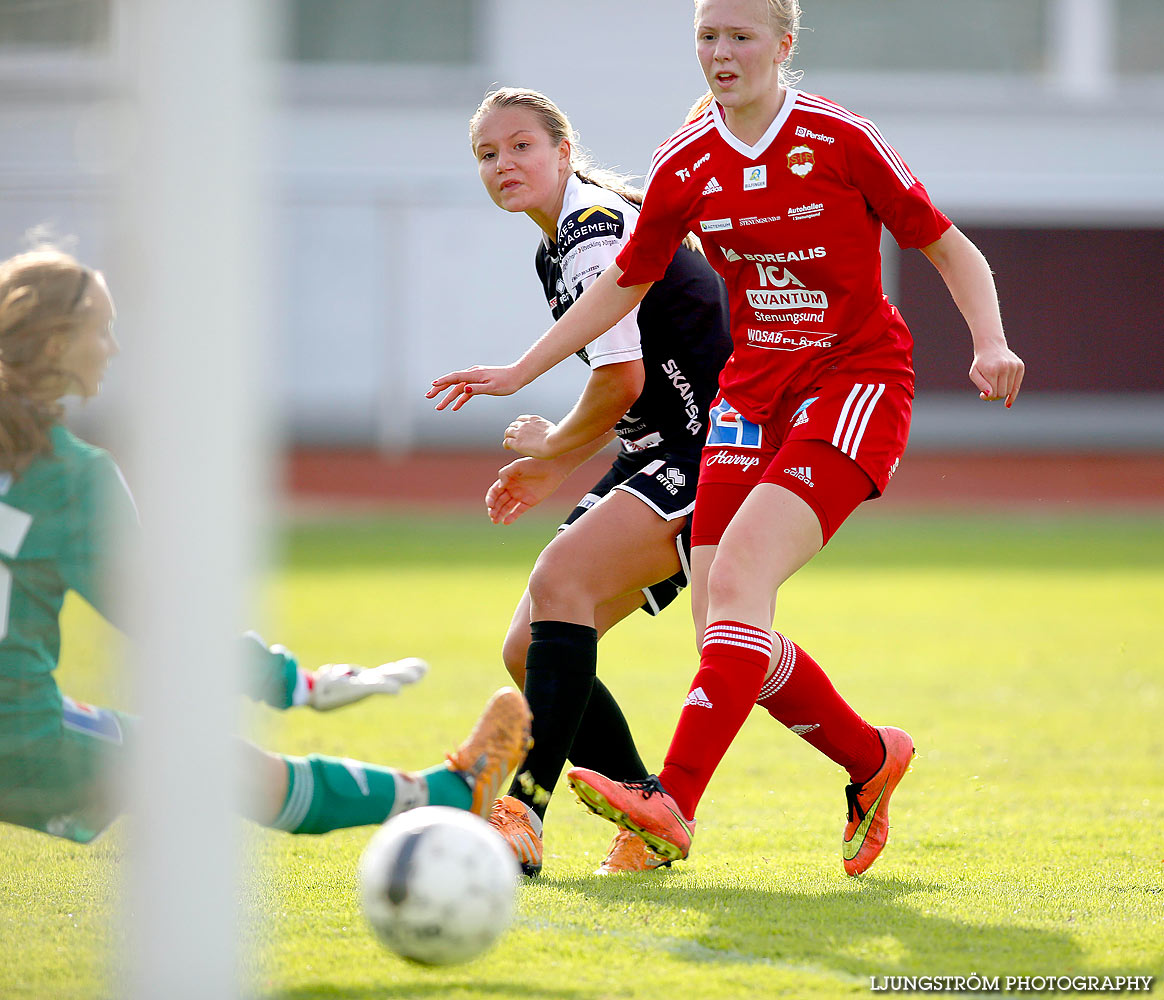 Skövde KIK-Stenungsunds IF 1-1,dam,Södermalms IP,Skövde,Sverige,Fotboll,,2015,129950