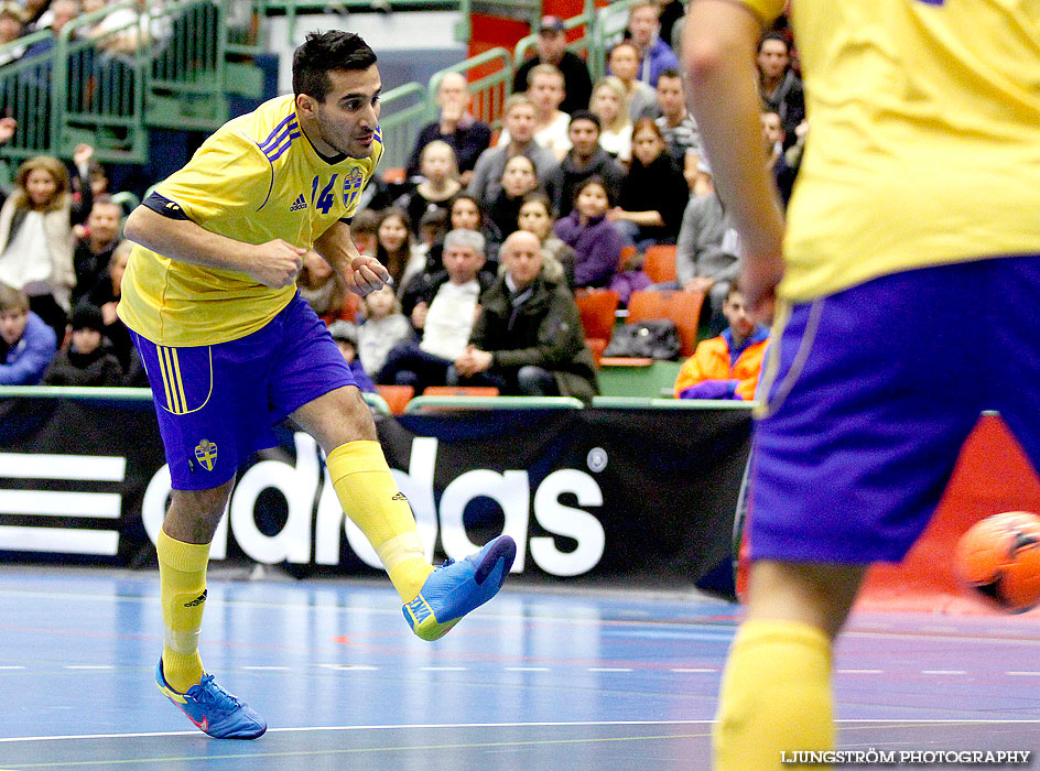 Landskamp Sverige-Danmark 3-4,herr,Arena Skövde,Skövde,Sverige,Futsal,,2013,62350