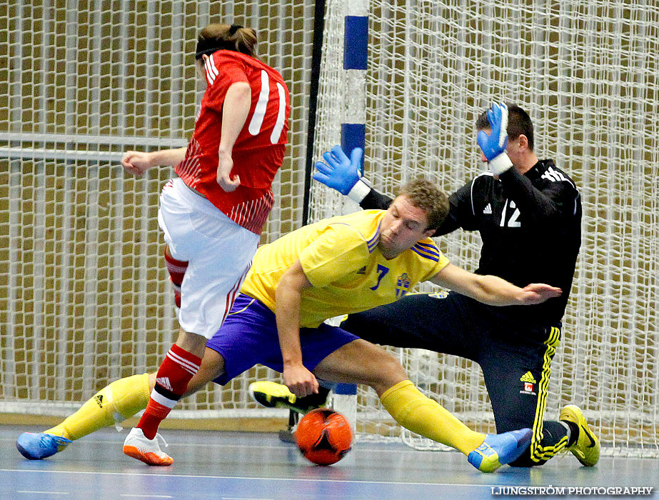 Landskamp Sverige-Danmark 3-4,herr,Arena Skövde,Skövde,Sverige,Futsal,,2013,62439