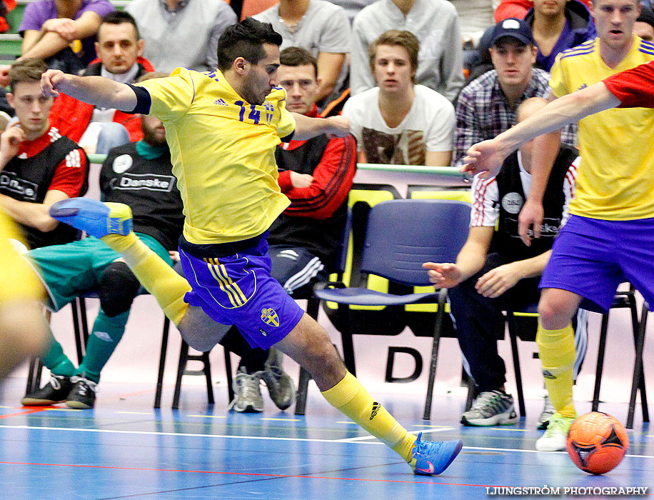 Landskamp Sverige-Danmark 3-4,herr,Arena Skövde,Skövde,Sverige,Futsal,,2013,62456