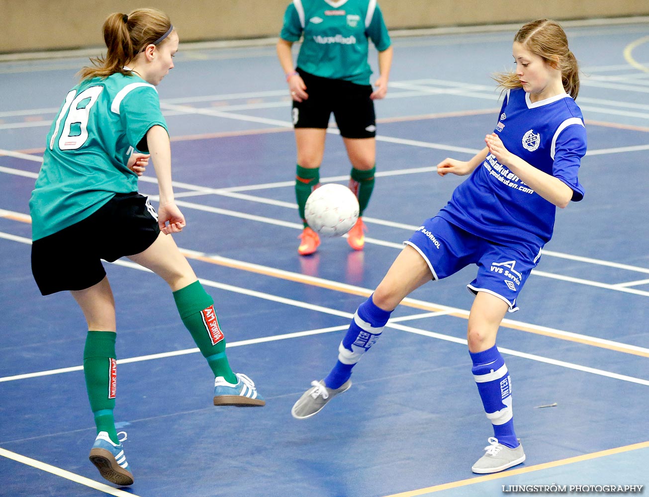 Oden Cup F19 Vartofta SK-Fristad/Sparsör/Borgstena 1-1,dam,Odenhallen,Falköping,Sverige,Futsal,,2014,96079