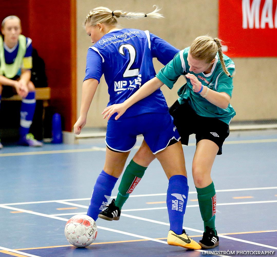 Oden Cup F19 Vartofta SK-Fristad/Sparsör/Borgstena 1-1,dam,Odenhallen,Falköping,Sverige,Futsal,,2014,96086