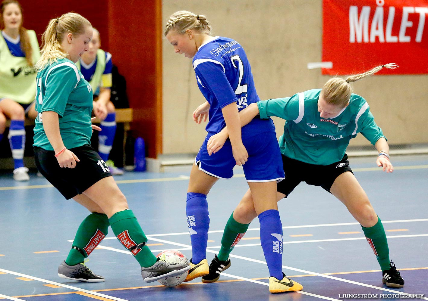 Oden Cup F19 Vartofta SK-Fristad/Sparsör/Borgstena 1-1,dam,Odenhallen,Falköping,Sverige,Futsal,,2014,96087