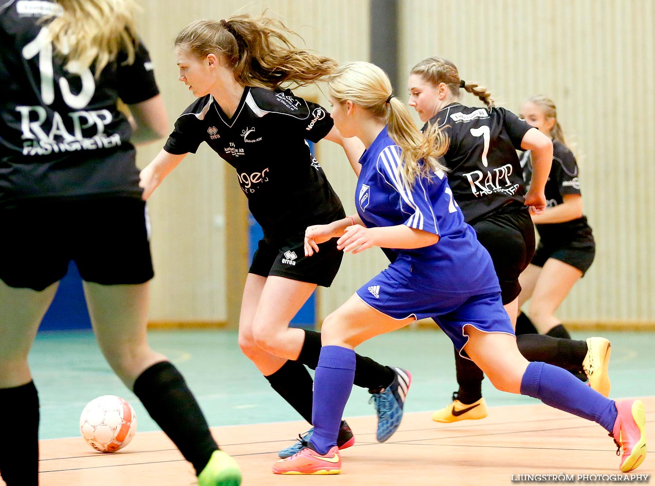 Oden Cup F16 Skövde KIK svart-IK Frisco 0-5,dam,Frejahallen,Falköping,Sverige,Futsal,,2014,96200