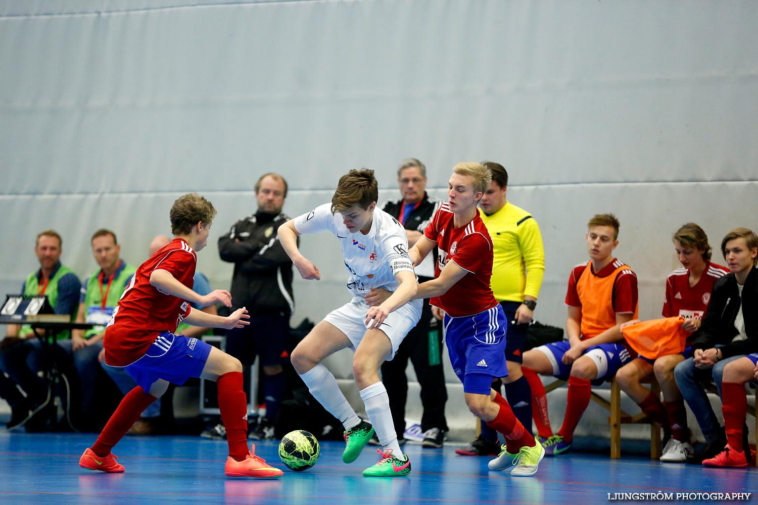 Skövde Futsalcup Herrjuniorer Mariestads BK-Köping FF 2,herr,Arena Skövde,Skövde,Sverige,Skövde Futsalcup 2014,Futsal,2014,98681