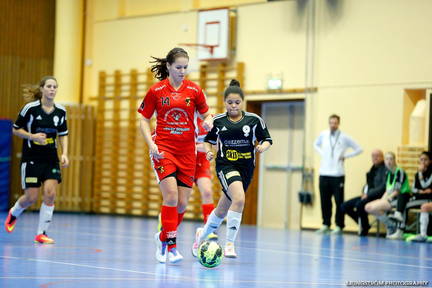 Skövde Futsalcup Damer B-FINAL Töreboda IK-Axvall/Skarke IF,dam,Arena Skövde,Skövde,Sverige,Skövde Futsalcup 2014,Futsal,2014,99563