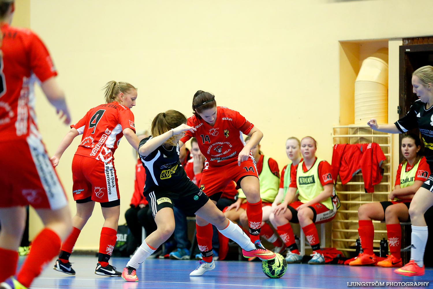 Skövde Futsalcup Damer B-FINAL Töreboda IK-Axvall/Skarke IF,dam,Arena Skövde,Skövde,Sverige,Skövde Futsalcup 2014,Futsal,2014,99567