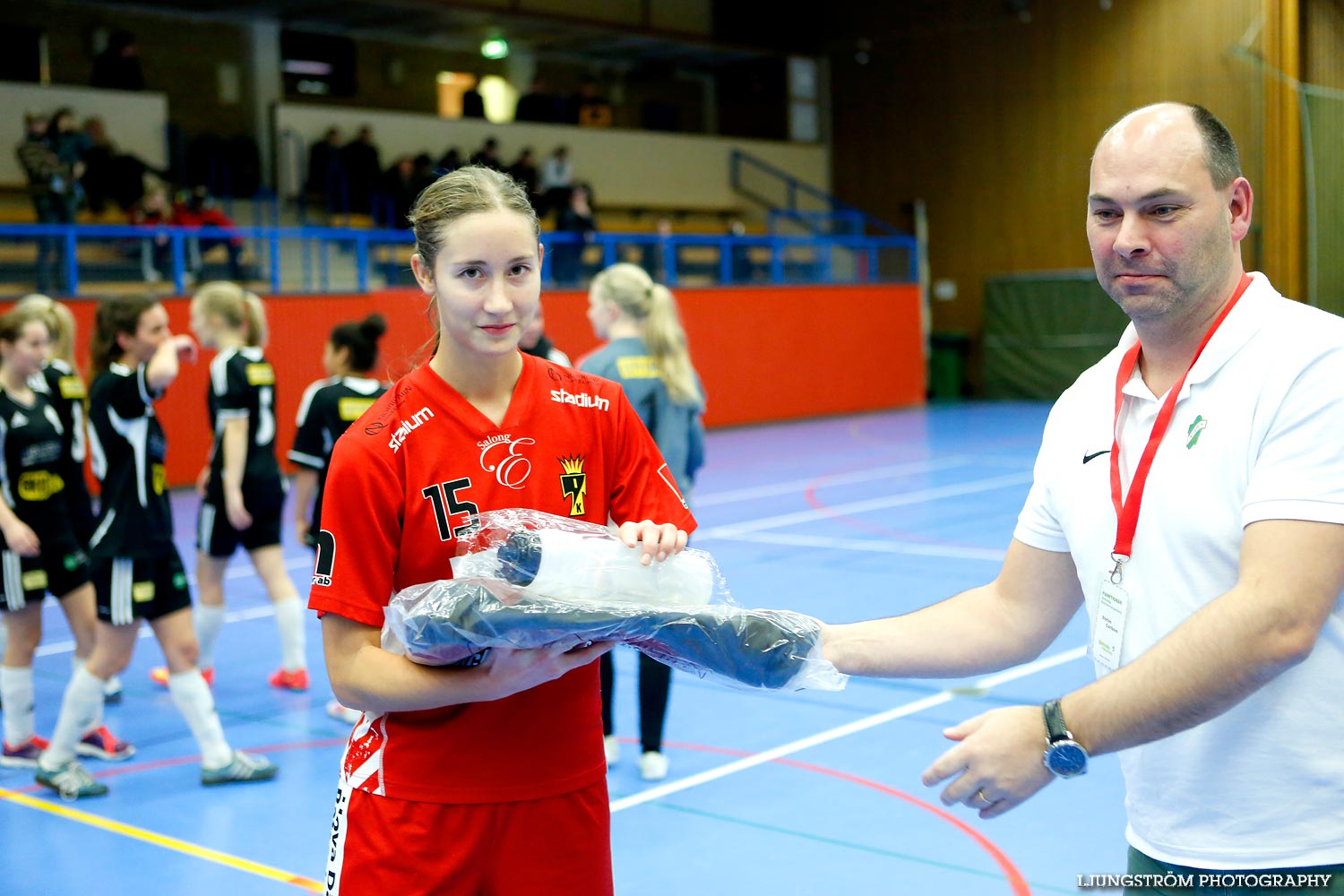 Skövde Futsalcup Damer B-FINAL Töreboda IK-Axvall/Skarke IF,dam,Arena Skövde,Skövde,Sverige,Skövde Futsalcup 2014,Futsal,2014,99599