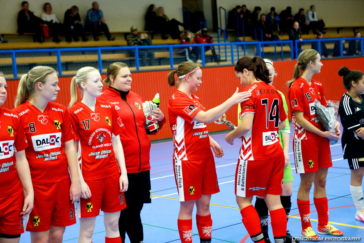 Skövde Futsalcup Damer B-FINAL Töreboda IK-Axvall/Skarke IF,dam,Arena Skövde,Skövde,Sverige,Skövde Futsalcup 2014,Futsal,2014,99601