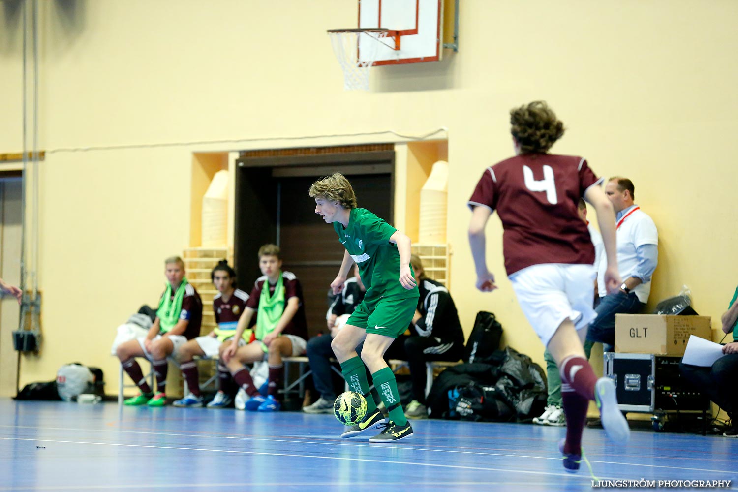 Skövde Futsalcup Herrjuniorer B-FINAL Våmbs IF-Näsets SK 2 ,herr,Arena Skövde,Skövde,Sverige,Skövde Futsalcup 2014,Futsal,2014,99604