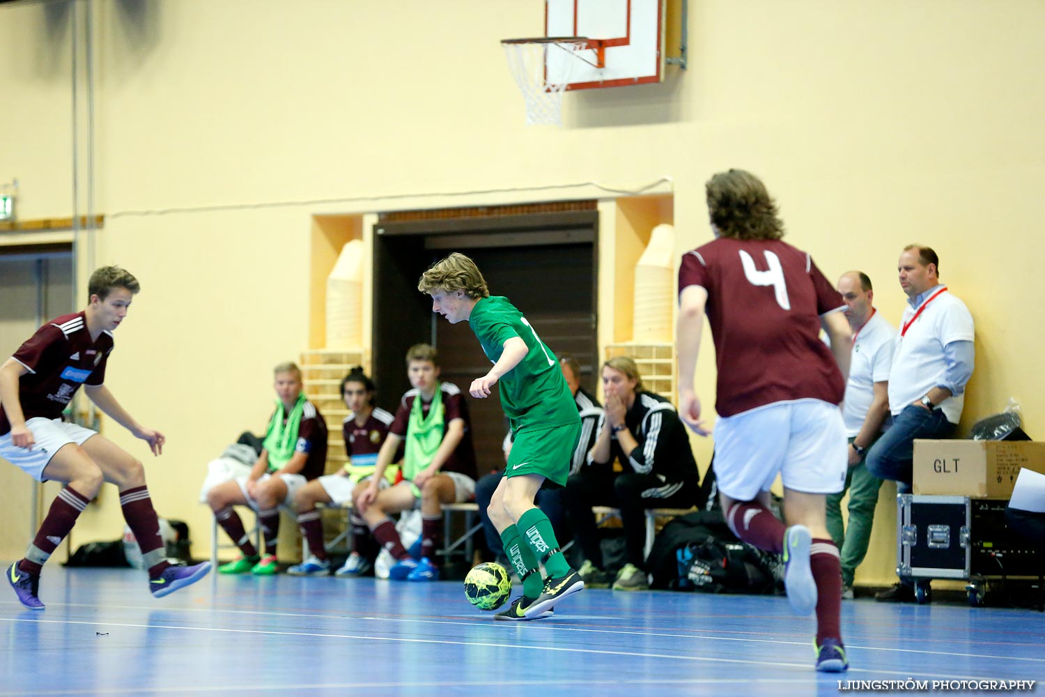 Skövde Futsalcup Herrjuniorer B-FINAL Våmbs IF-Näsets SK 2 ,herr,Arena Skövde,Skövde,Sverige,Skövde Futsalcup 2014,Futsal,2014,99605