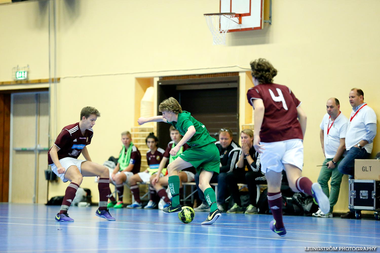 Skövde Futsalcup Herrjuniorer B-FINAL Våmbs IF-Näsets SK 2 ,herr,Arena Skövde,Skövde,Sverige,Skövde Futsalcup 2014,Futsal,2014,99606