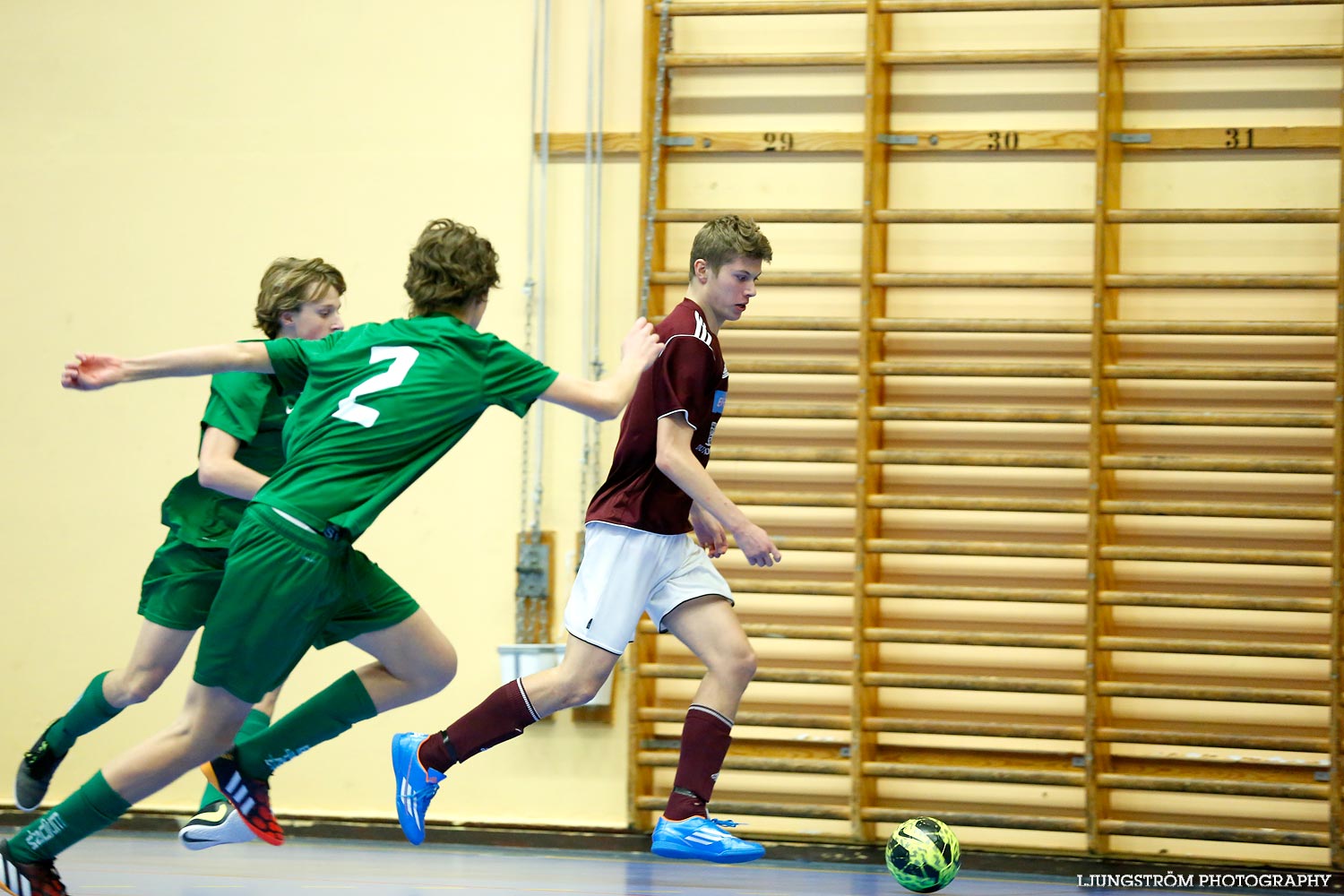 Skövde Futsalcup Herrjuniorer B-FINAL Våmbs IF-Näsets SK 2 ,herr,Arena Skövde,Skövde,Sverige,Skövde Futsalcup 2014,Futsal,2014,99610