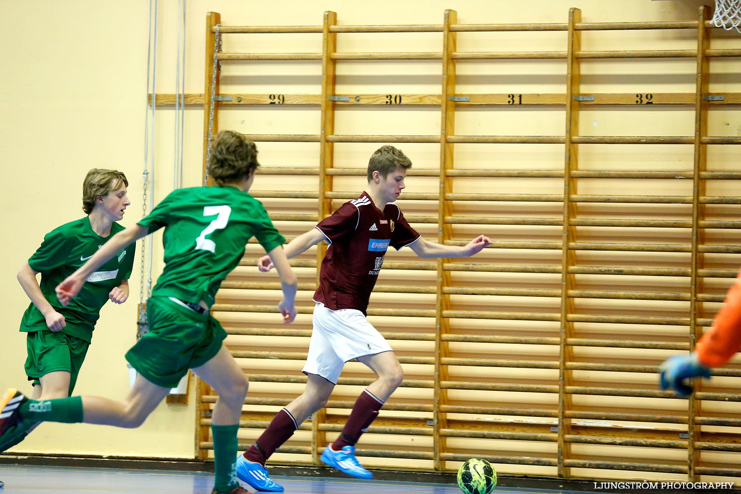 Skövde Futsalcup Herrjuniorer B-FINAL Våmbs IF-Näsets SK 2 ,herr,Arena Skövde,Skövde,Sverige,Skövde Futsalcup 2014,Futsal,2014,99611