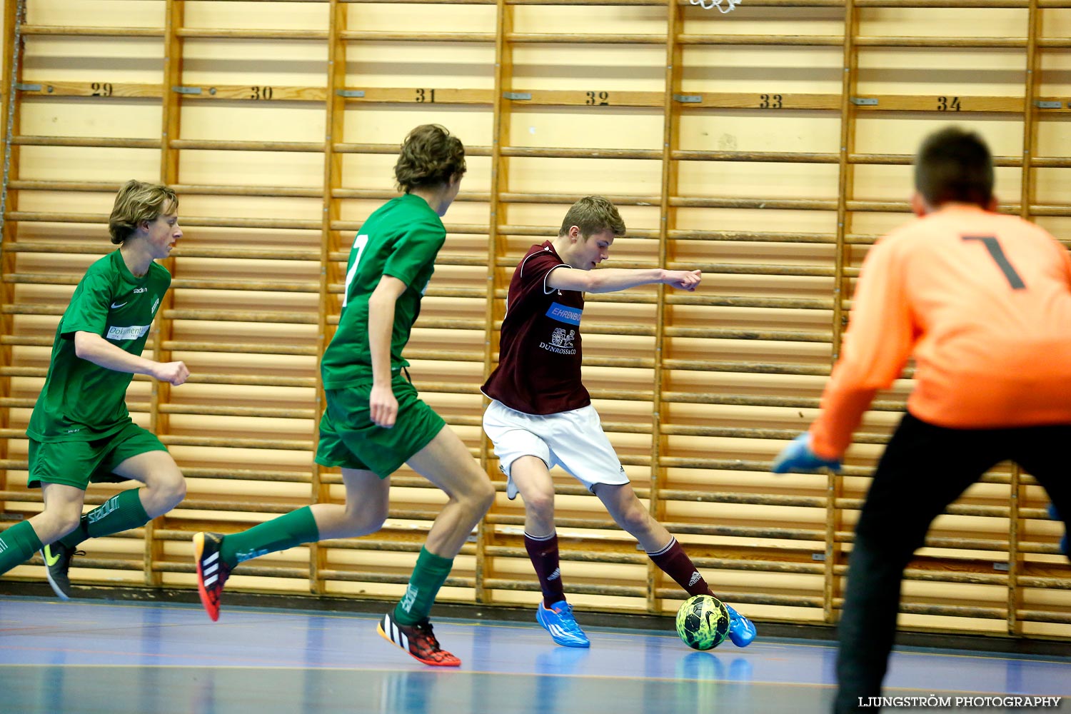 Skövde Futsalcup Herrjuniorer B-FINAL Våmbs IF-Näsets SK 2 ,herr,Arena Skövde,Skövde,Sverige,Skövde Futsalcup 2014,Futsal,2014,99612