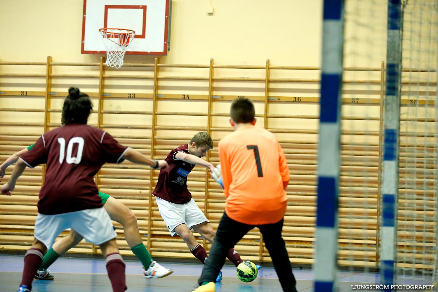 Skövde Futsalcup Herrjuniorer B-FINAL Våmbs IF-Näsets SK 2 ,herr,Arena Skövde,Skövde,Sverige,Skövde Futsalcup 2014,Futsal,2014,99620