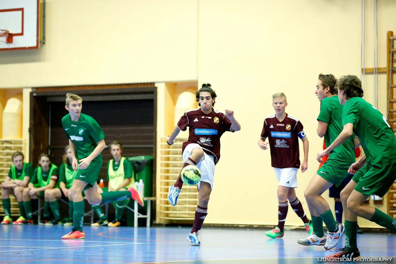 Skövde Futsalcup Herrjuniorer B-FINAL Våmbs IF-Näsets SK 2 ,herr,Arena Skövde,Skövde,Sverige,Skövde Futsalcup 2014,Futsal,2014,99621