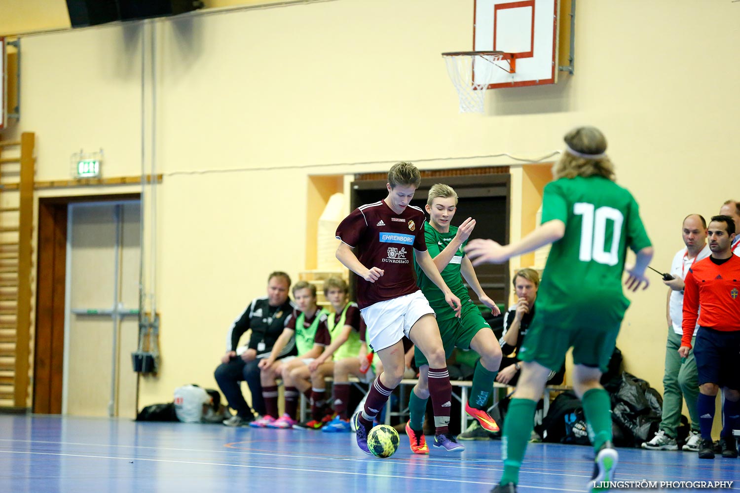 Skövde Futsalcup Herrjuniorer B-FINAL Våmbs IF-Näsets SK 2 ,herr,Arena Skövde,Skövde,Sverige,Skövde Futsalcup 2014,Futsal,2014,99625