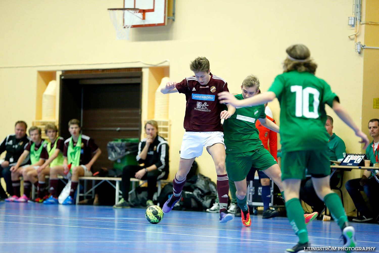 Skövde Futsalcup Herrjuniorer B-FINAL Våmbs IF-Näsets SK 2 ,herr,Arena Skövde,Skövde,Sverige,Skövde Futsalcup 2014,Futsal,2014,99627