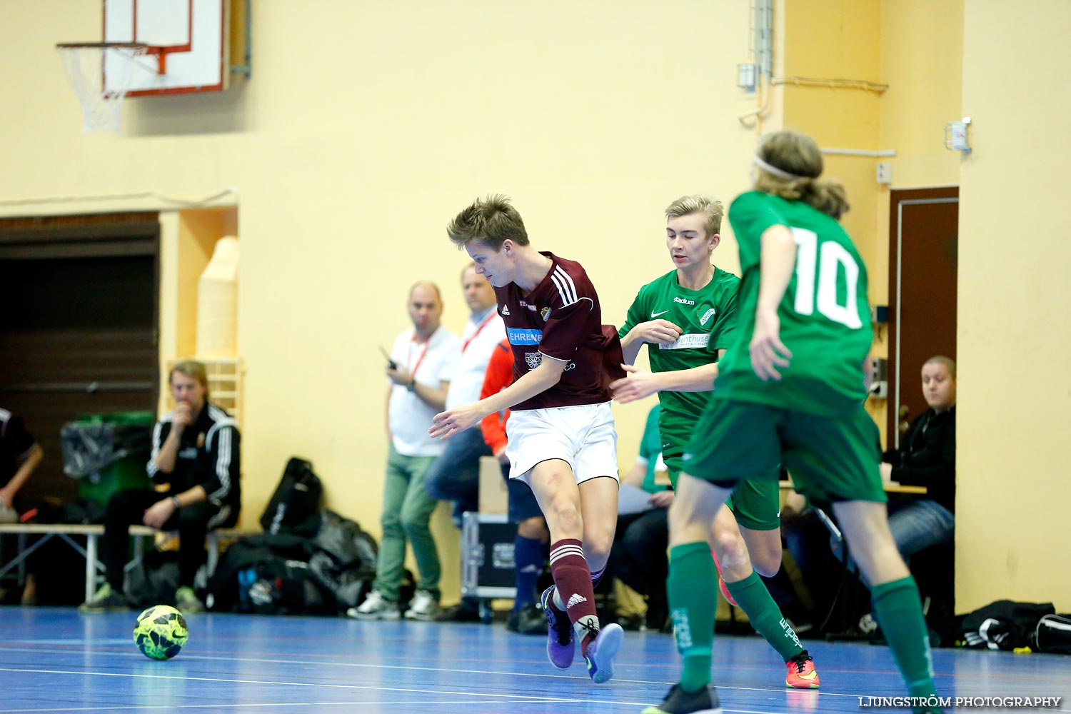 Skövde Futsalcup Herrjuniorer B-FINAL Våmbs IF-Näsets SK 2 ,herr,Arena Skövde,Skövde,Sverige,Skövde Futsalcup 2014,Futsal,2014,99628