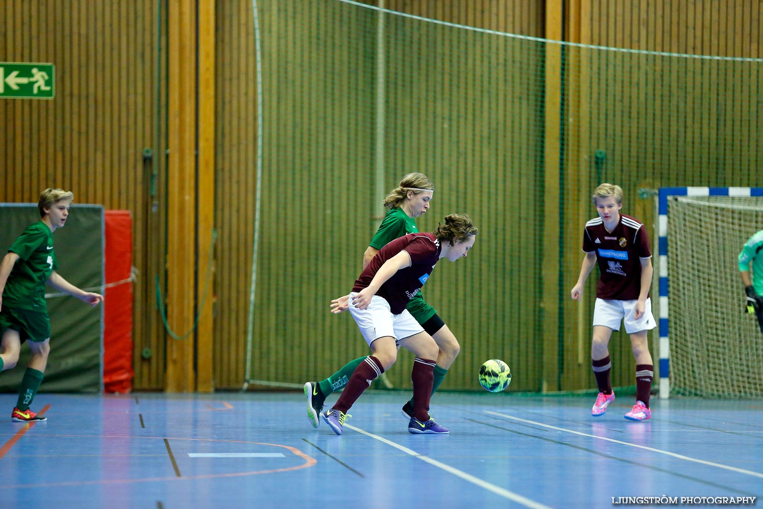 Skövde Futsalcup Herrjuniorer B-FINAL Våmbs IF-Näsets SK 2 ,herr,Arena Skövde,Skövde,Sverige,Skövde Futsalcup 2014,Futsal,2014,99630