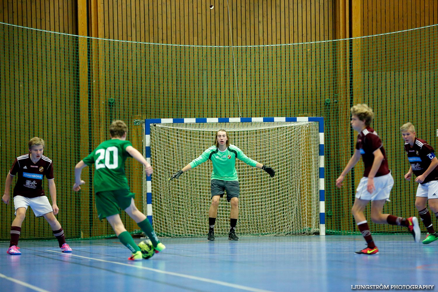 Skövde Futsalcup Herrjuniorer B-FINAL Våmbs IF-Näsets SK 2 ,herr,Arena Skövde,Skövde,Sverige,Skövde Futsalcup 2014,Futsal,2014,99634