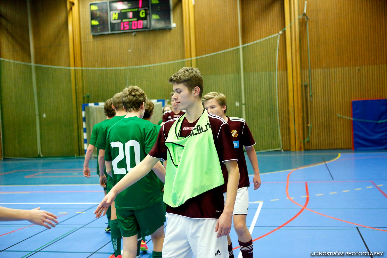 Skövde Futsalcup Herrjuniorer B-FINAL Våmbs IF-Näsets SK 2 ,herr,Arena Skövde,Skövde,Sverige,Skövde Futsalcup 2014,Futsal,2014,99635