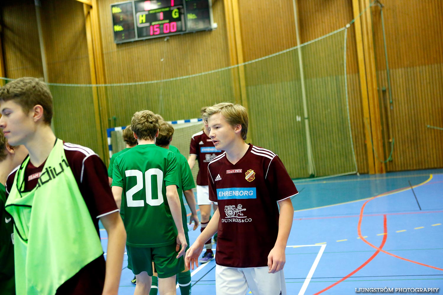 Skövde Futsalcup Herrjuniorer B-FINAL Våmbs IF-Näsets SK 2 ,herr,Arena Skövde,Skövde,Sverige,Skövde Futsalcup 2014,Futsal,2014,99636