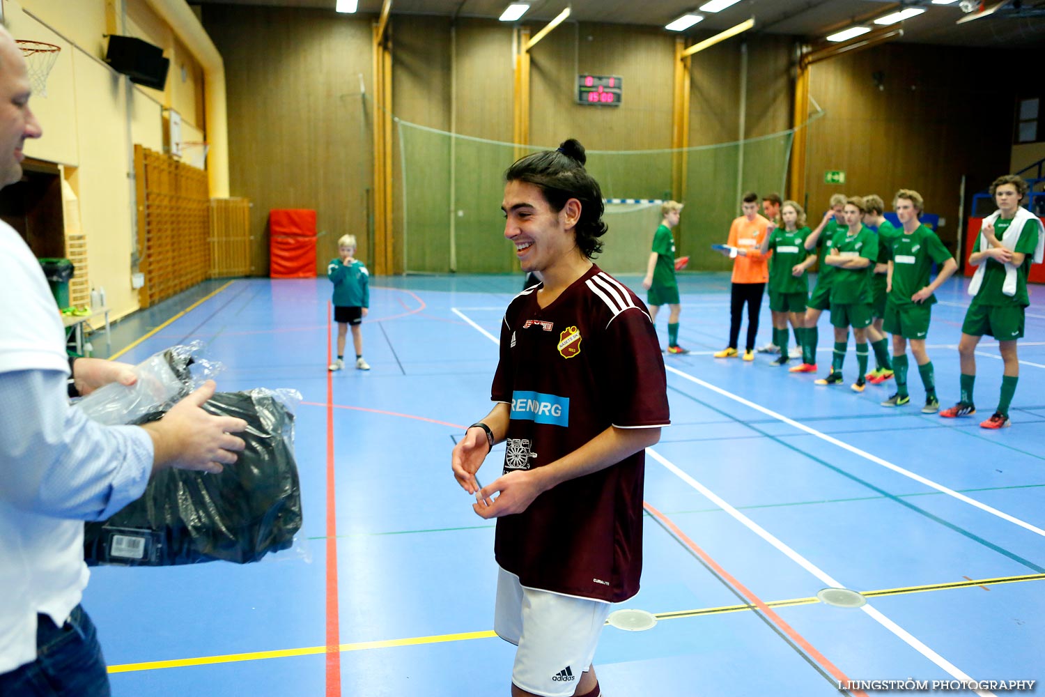 Skövde Futsalcup Herrjuniorer B-FINAL Våmbs IF-Näsets SK 2 ,herr,Arena Skövde,Skövde,Sverige,Skövde Futsalcup 2014,Futsal,2014,99638