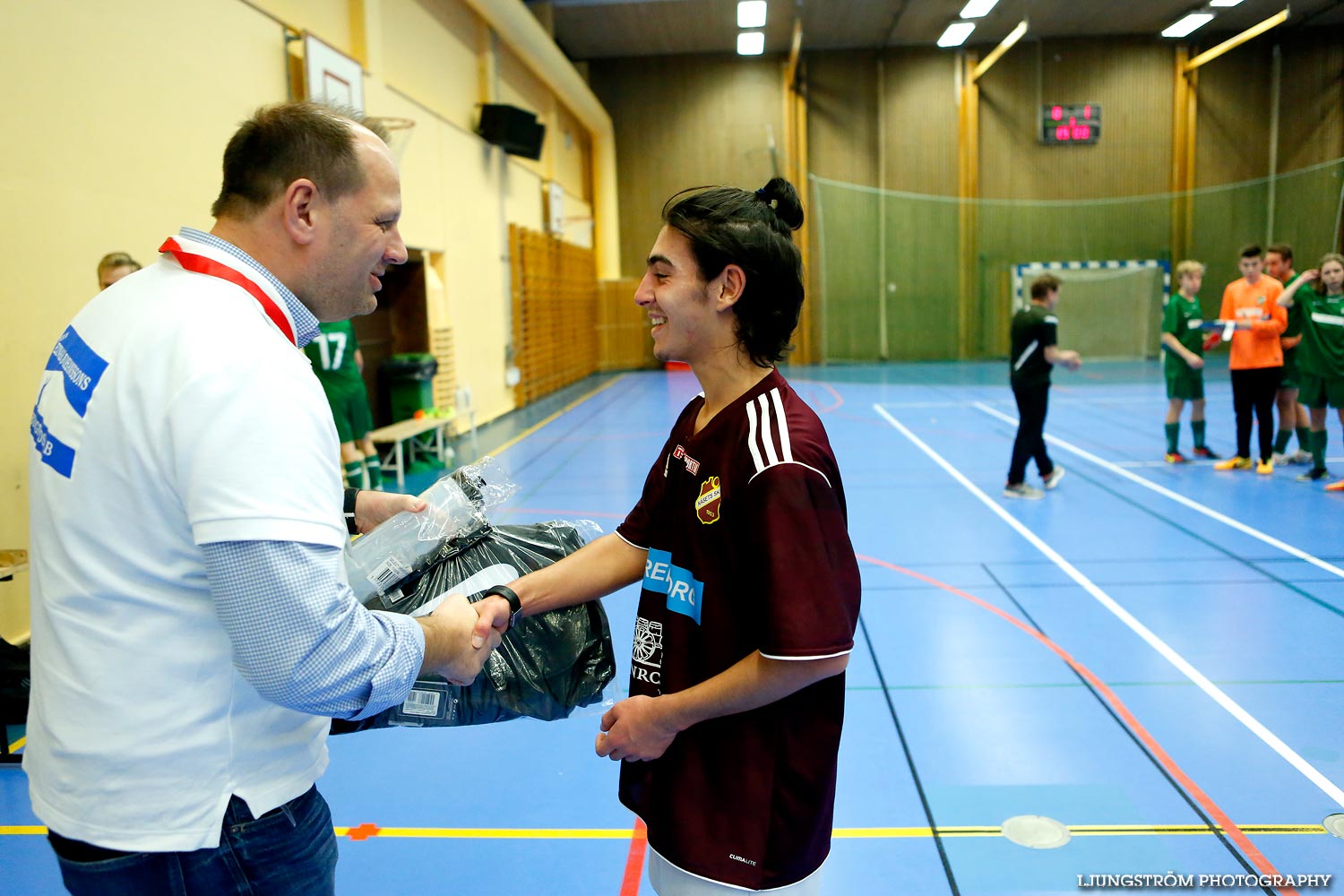 Skövde Futsalcup Herrjuniorer B-FINAL Våmbs IF-Näsets SK 2 ,herr,Arena Skövde,Skövde,Sverige,Skövde Futsalcup 2014,Futsal,2014,99639