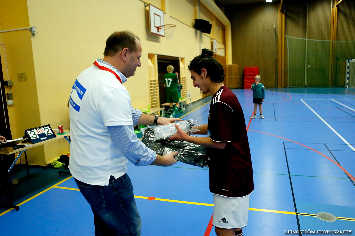 Skövde Futsalcup Herrjuniorer B-FINAL Våmbs IF-Näsets SK 2 ,herr,Arena Skövde,Skövde,Sverige,Skövde Futsalcup 2014,Futsal,2014,99640