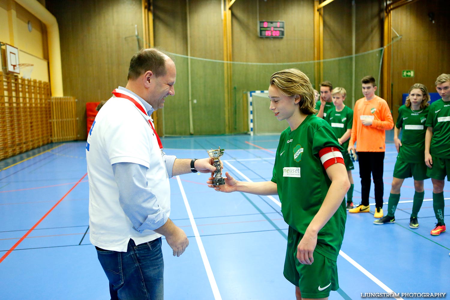 Skövde Futsalcup Herrjuniorer B-FINAL Våmbs IF-Näsets SK 2 ,herr,Arena Skövde,Skövde,Sverige,Skövde Futsalcup 2014,Futsal,2014,99642