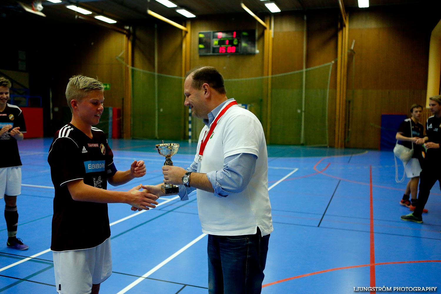 Skövde Futsalcup Herrjuniorer B-FINAL Våmbs IF-Näsets SK 2 ,herr,Arena Skövde,Skövde,Sverige,Skövde Futsalcup 2014,Futsal,2014,99644