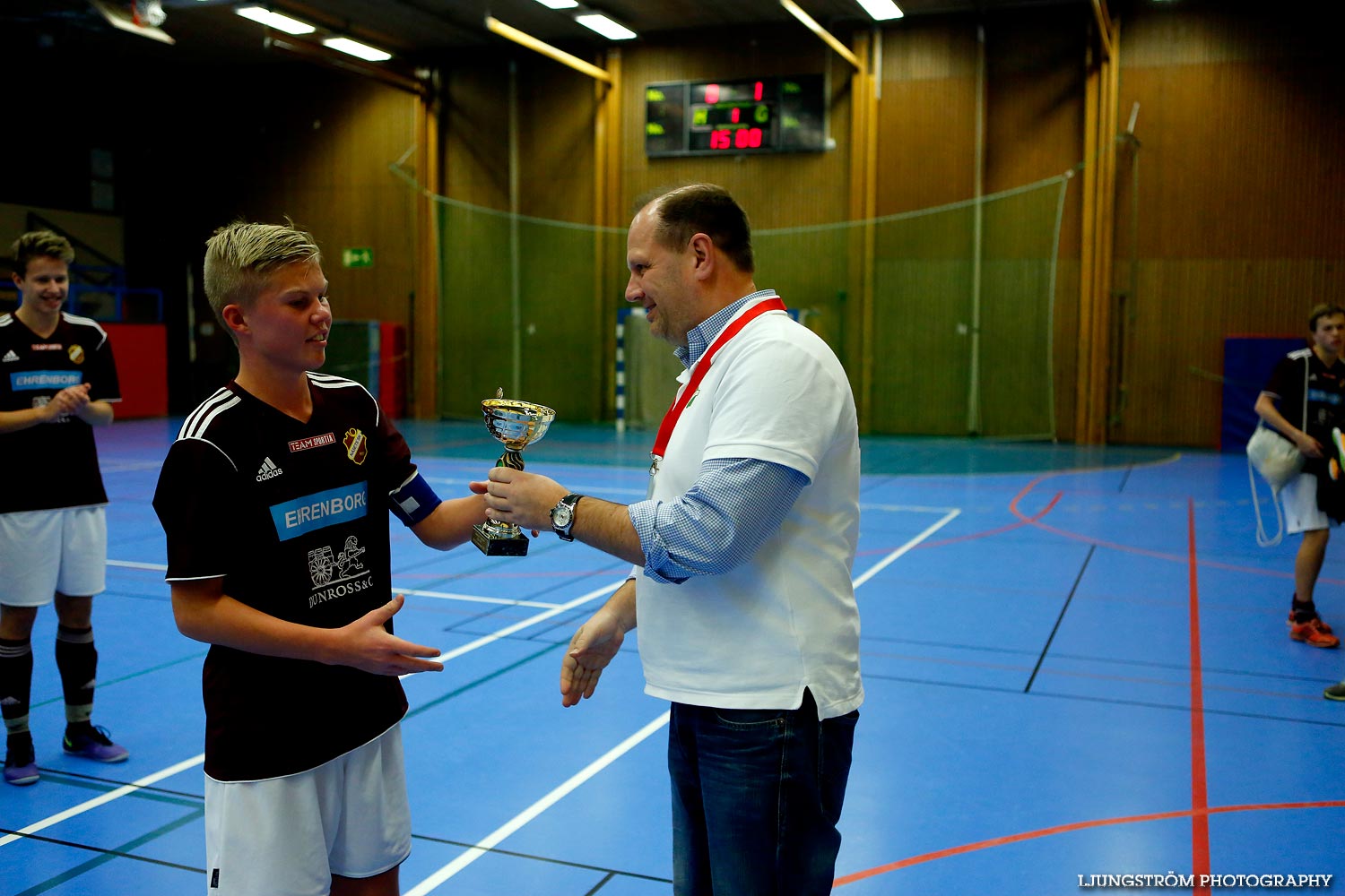 Skövde Futsalcup Herrjuniorer B-FINAL Våmbs IF-Näsets SK 2 ,herr,Arena Skövde,Skövde,Sverige,Skövde Futsalcup 2014,Futsal,2014,99645