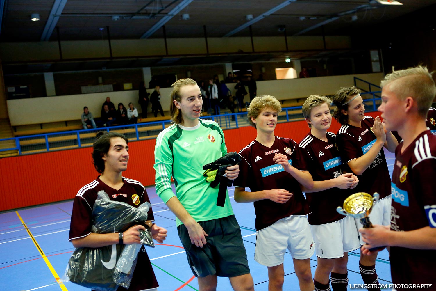 Skövde Futsalcup Herrjuniorer B-FINAL Våmbs IF-Näsets SK 2 ,herr,Arena Skövde,Skövde,Sverige,Skövde Futsalcup 2014,Futsal,2014,99647